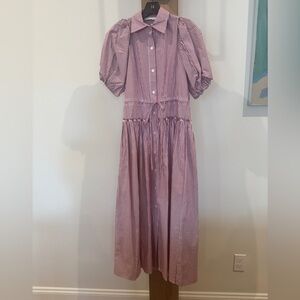 NWT Rebecca Taylor red striped dress. Small. $430